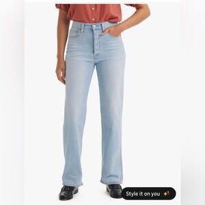 Levi's Women's Ribcage Straight Full Length Jeans NWT 29X32